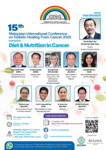 Read more about the article 20 Sep 2025 Malaysian International Conference on Holistic Healing from Cancer